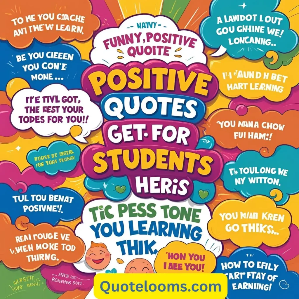 Funny Positive Quotes for Students