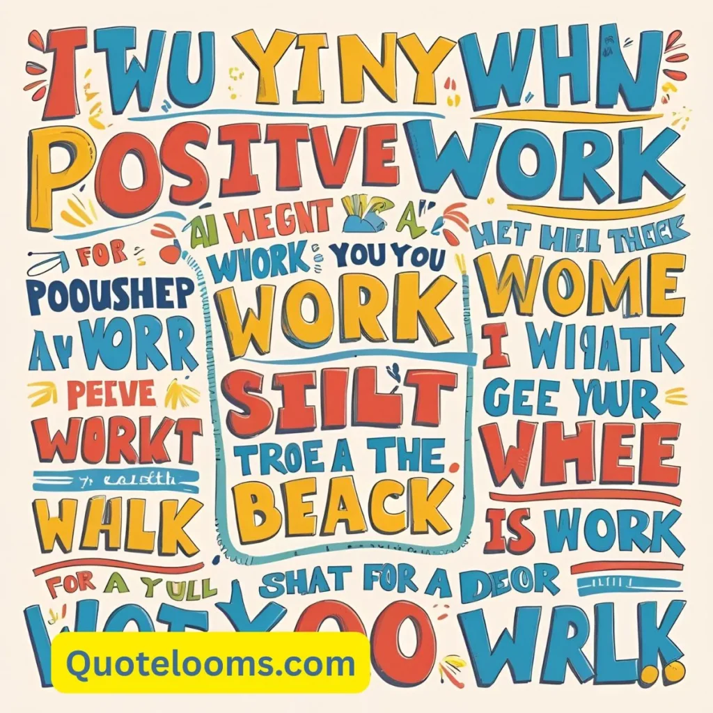 Funny Positive Quotes for Work