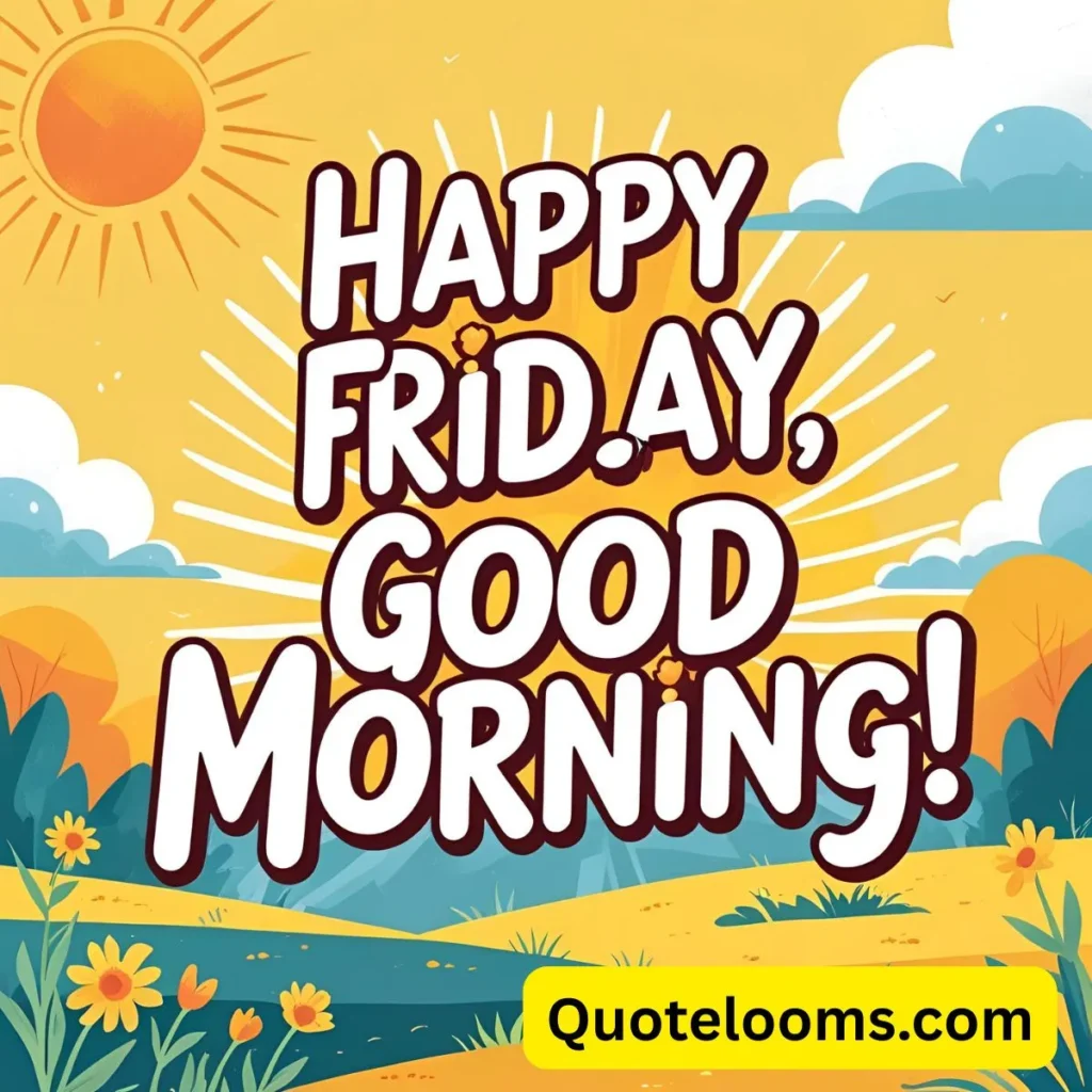 Happy Friday Good Morning Images with Quotes