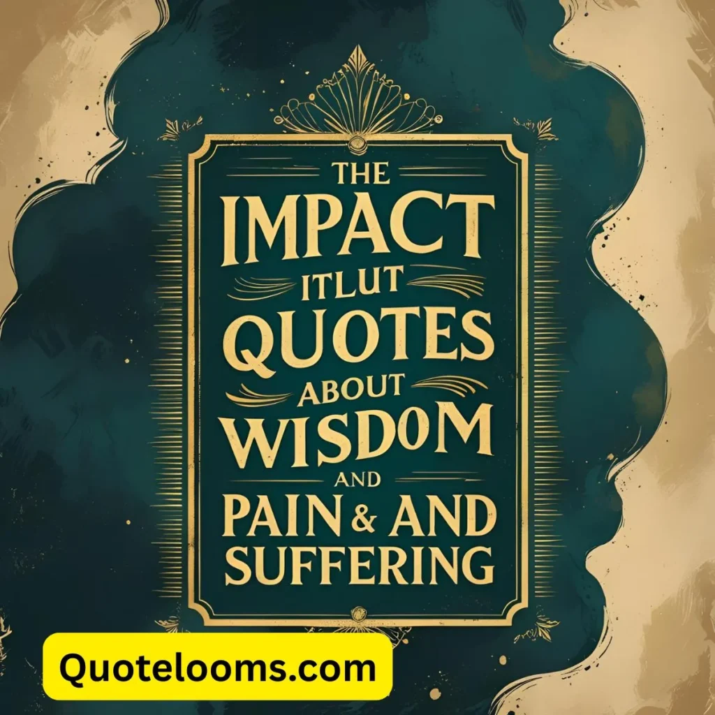 Quotes About Pain and Suffering