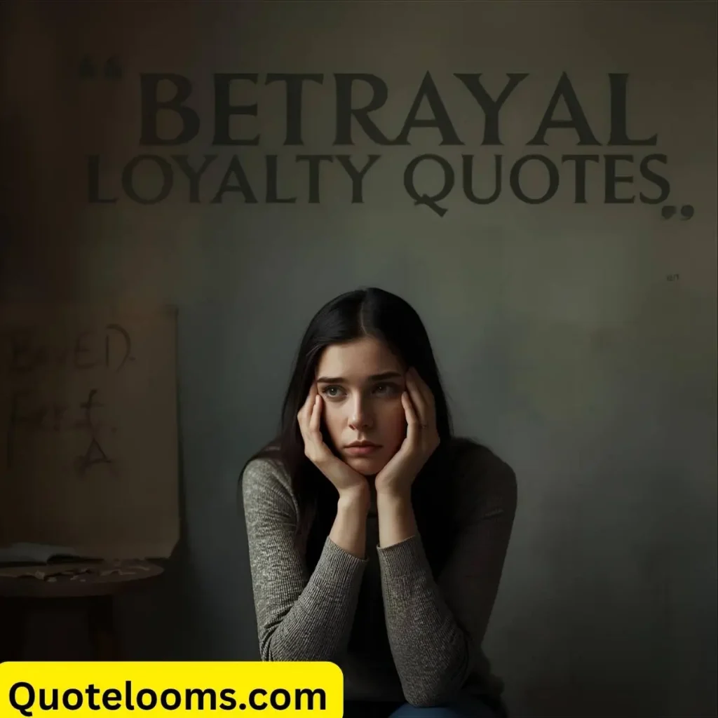 Betrayal Loyalty Quotes
