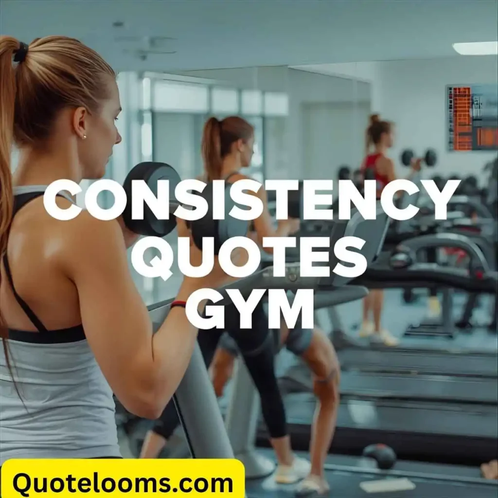 Consistency Quotes Gym