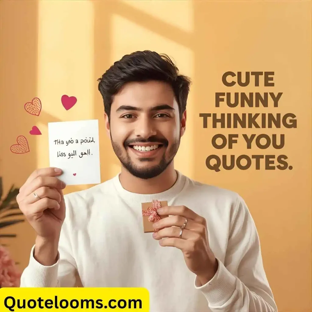 Cute Funny Thinking of You Quotes