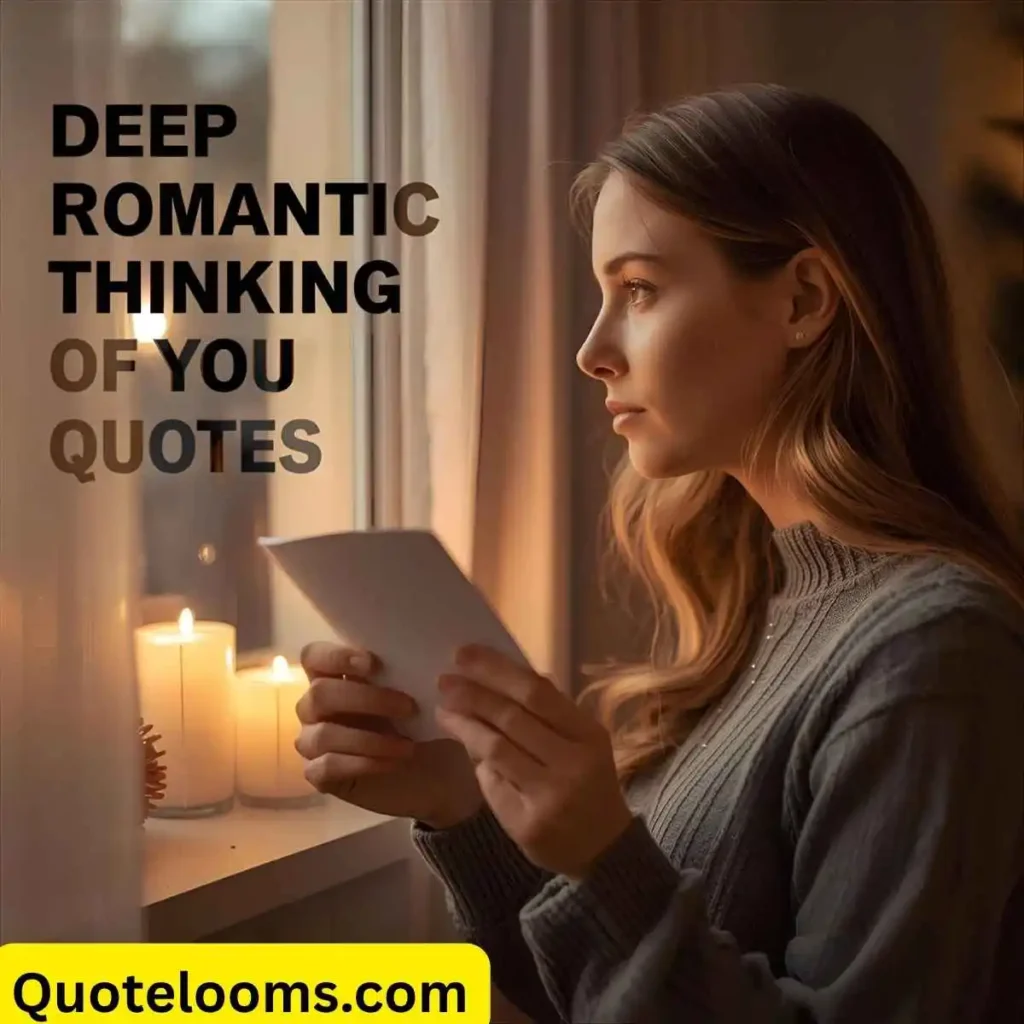 Deep Romantic Thinking of You Quotes