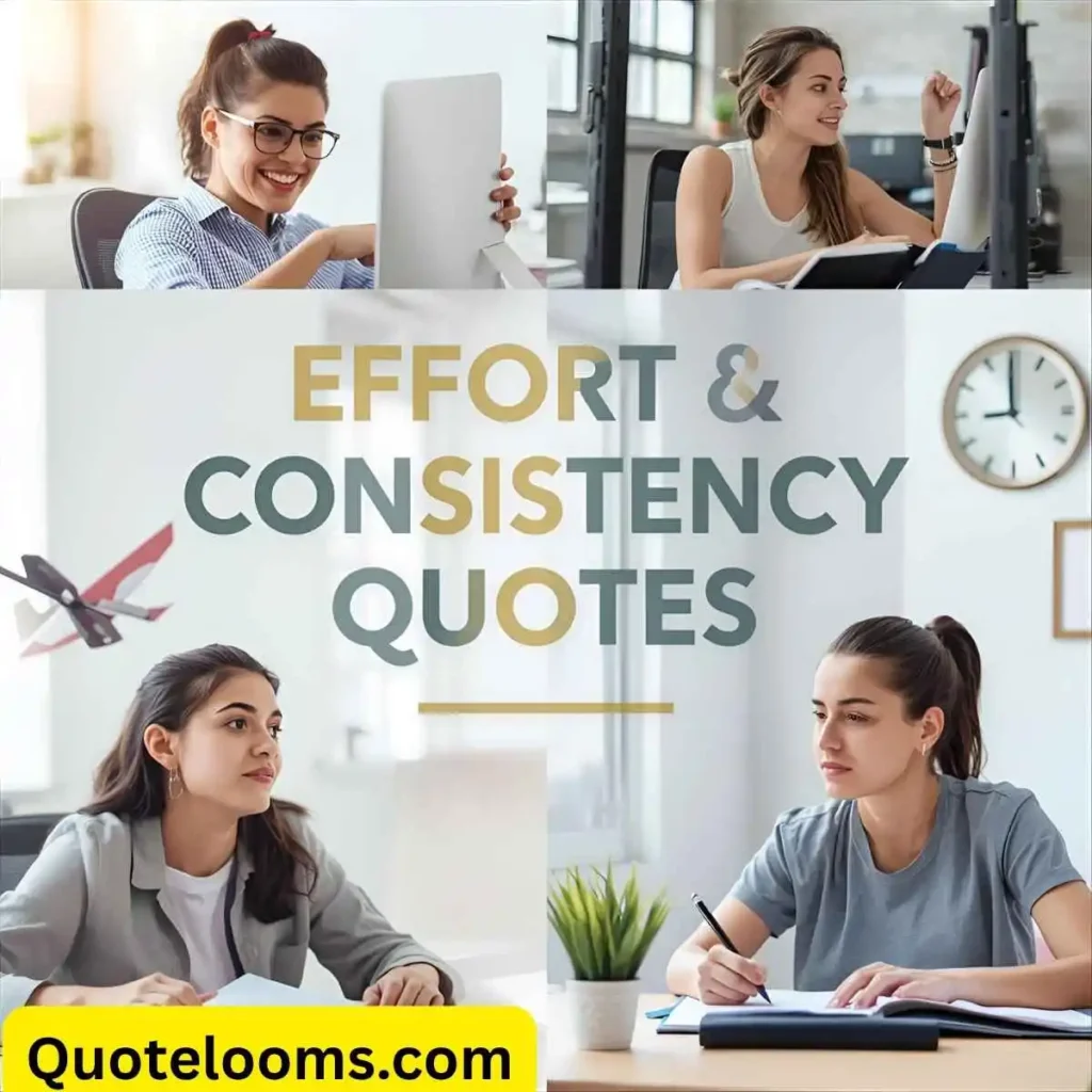 Effort and Consistency Quotes