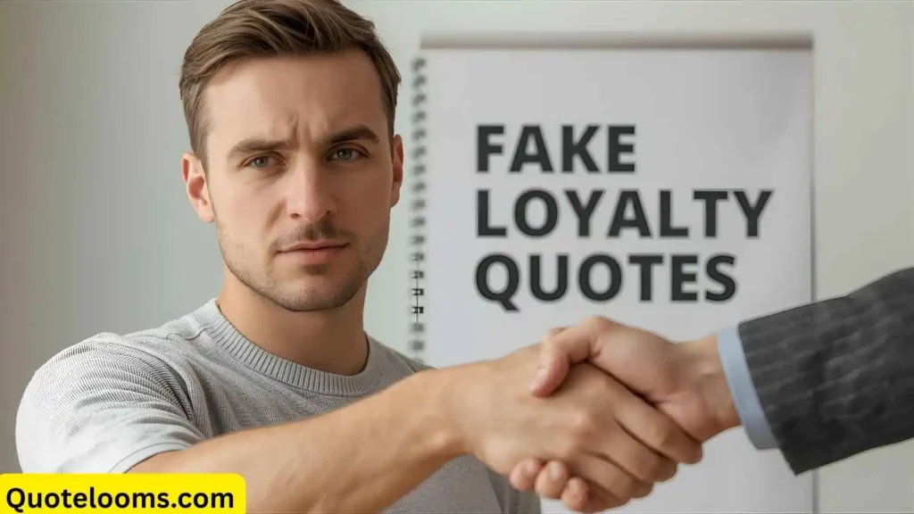 Fake Loyalty Quotes