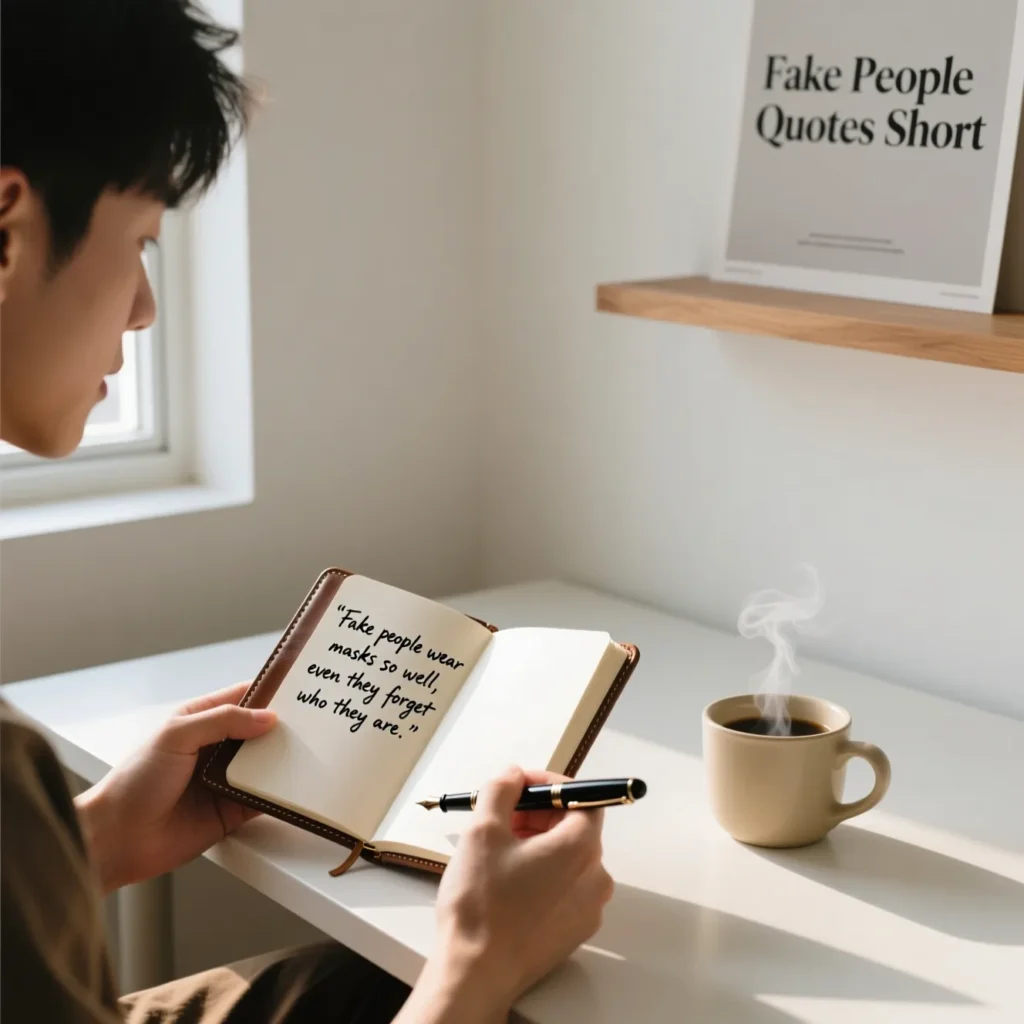 Fake People Quotes Short