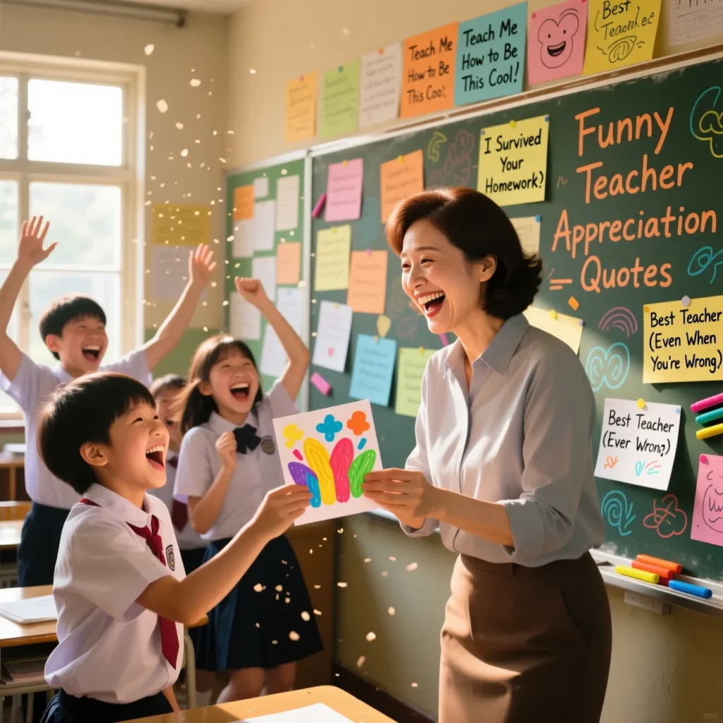Funny Teacher Appreciation Quotes