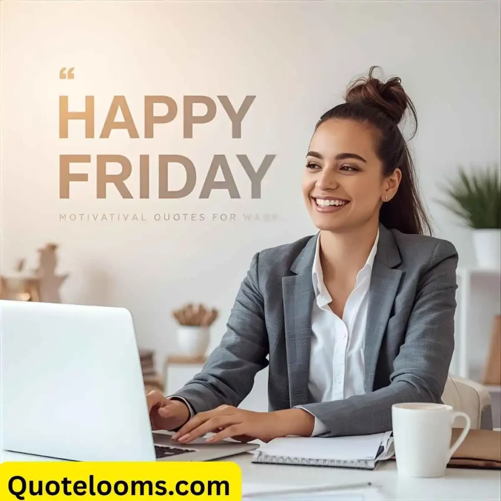 Happy Friday Positive Friday Motivational Quotes for Work