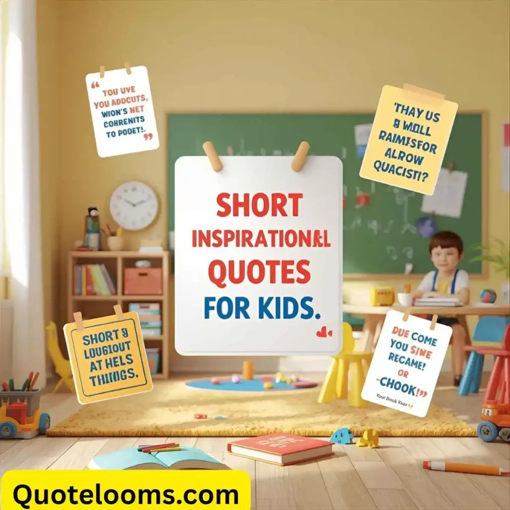 Short Inspirational Quotes for Kids