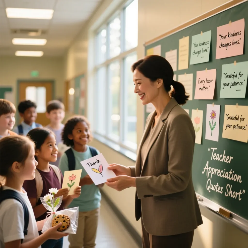 Teacher Appreciation Quotes Short