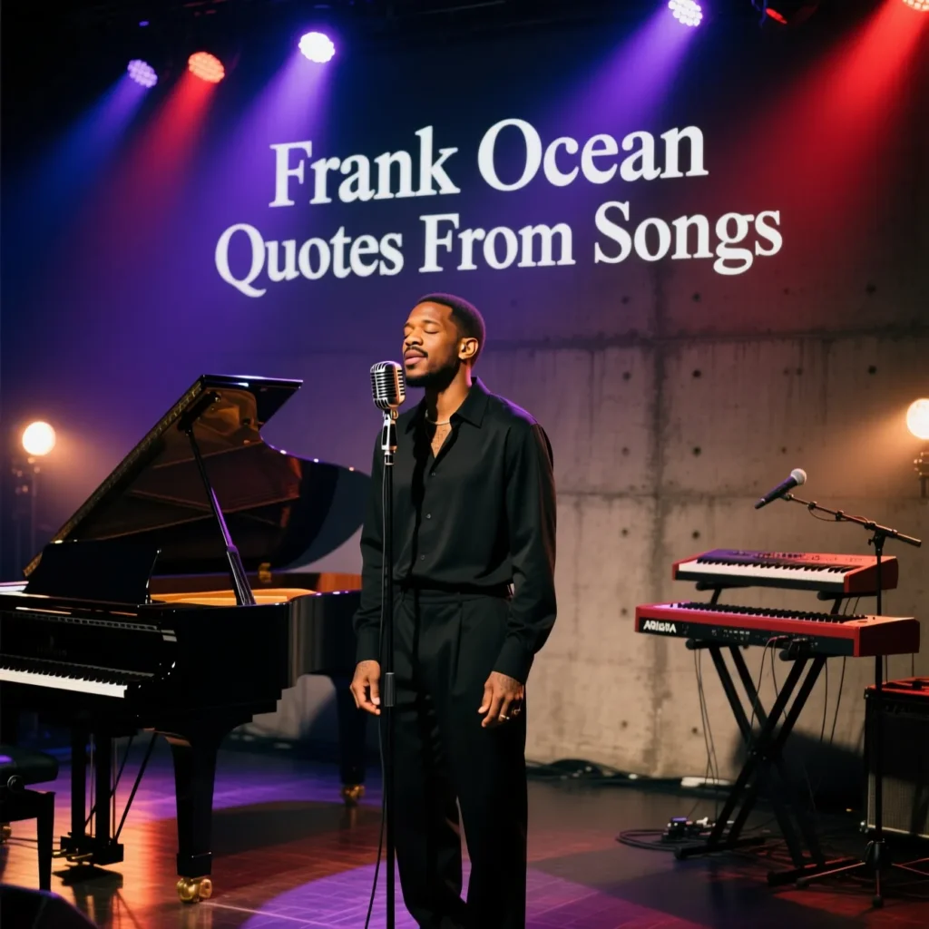 Frank Ocean Quotes From Songs