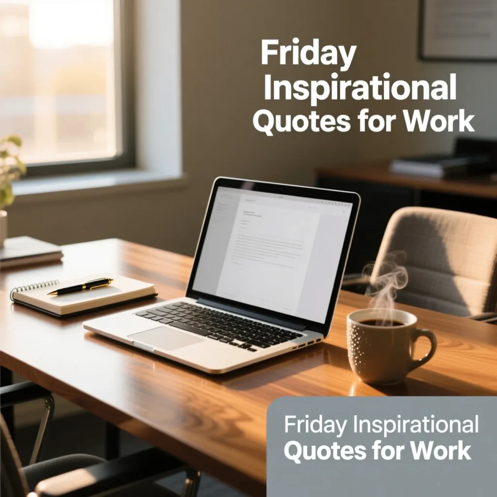 Friday Inspirational Quotes for Work