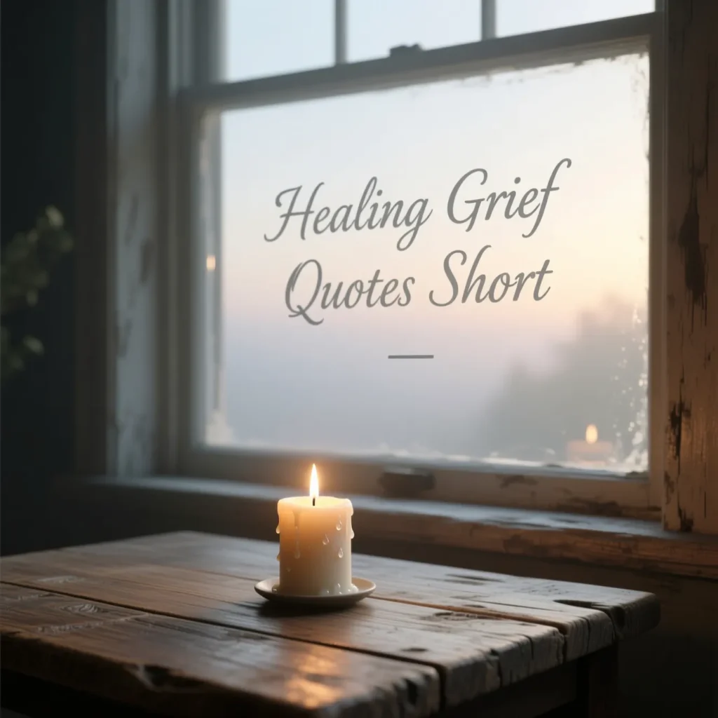 Healing Grief Quotes Short