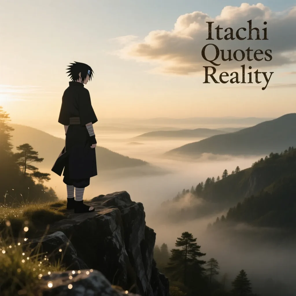 Itachi Quotes Reality