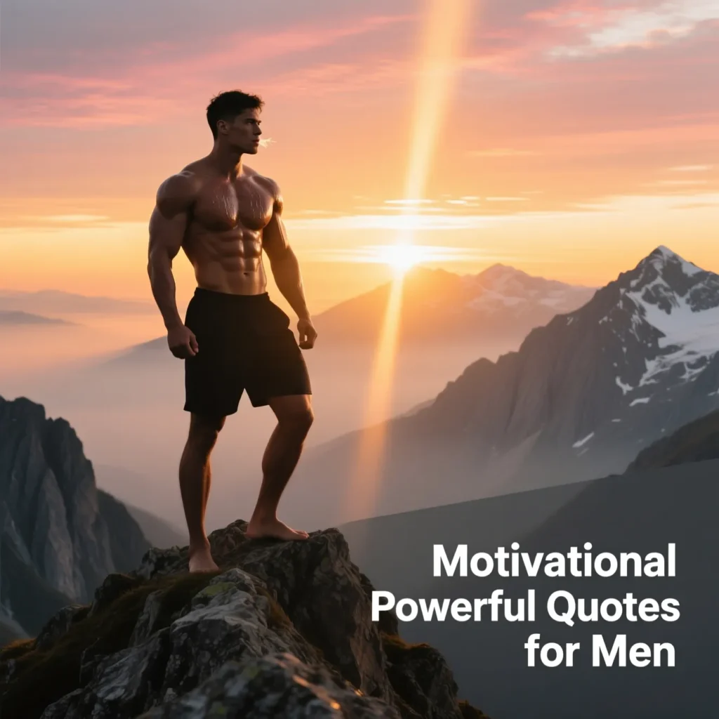 Motivational Powerful Quotes for Men