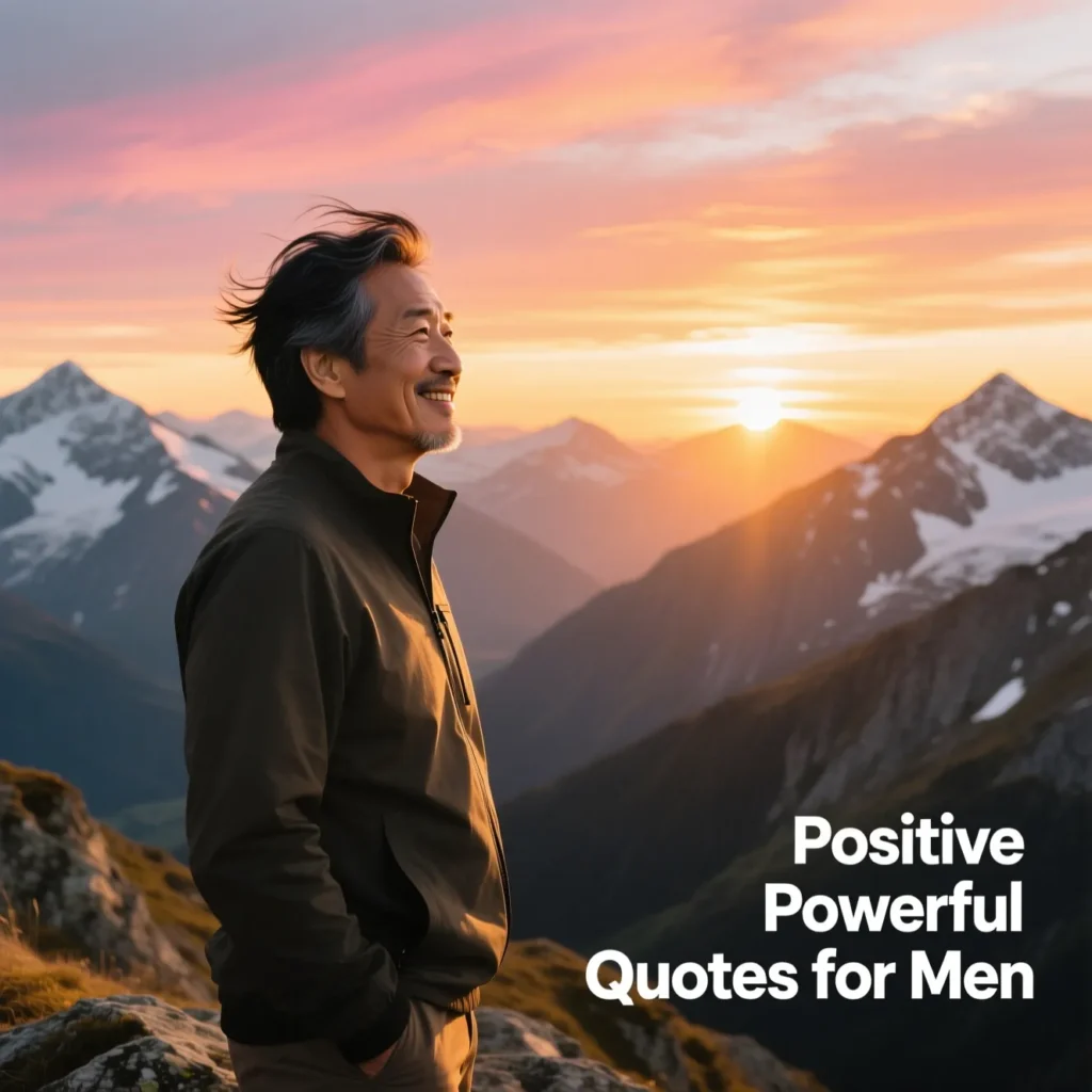 Positive Powerful Quotes for Men