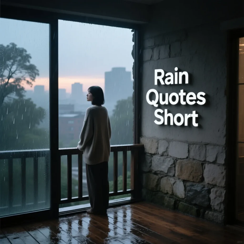 Rain Quotes Short
