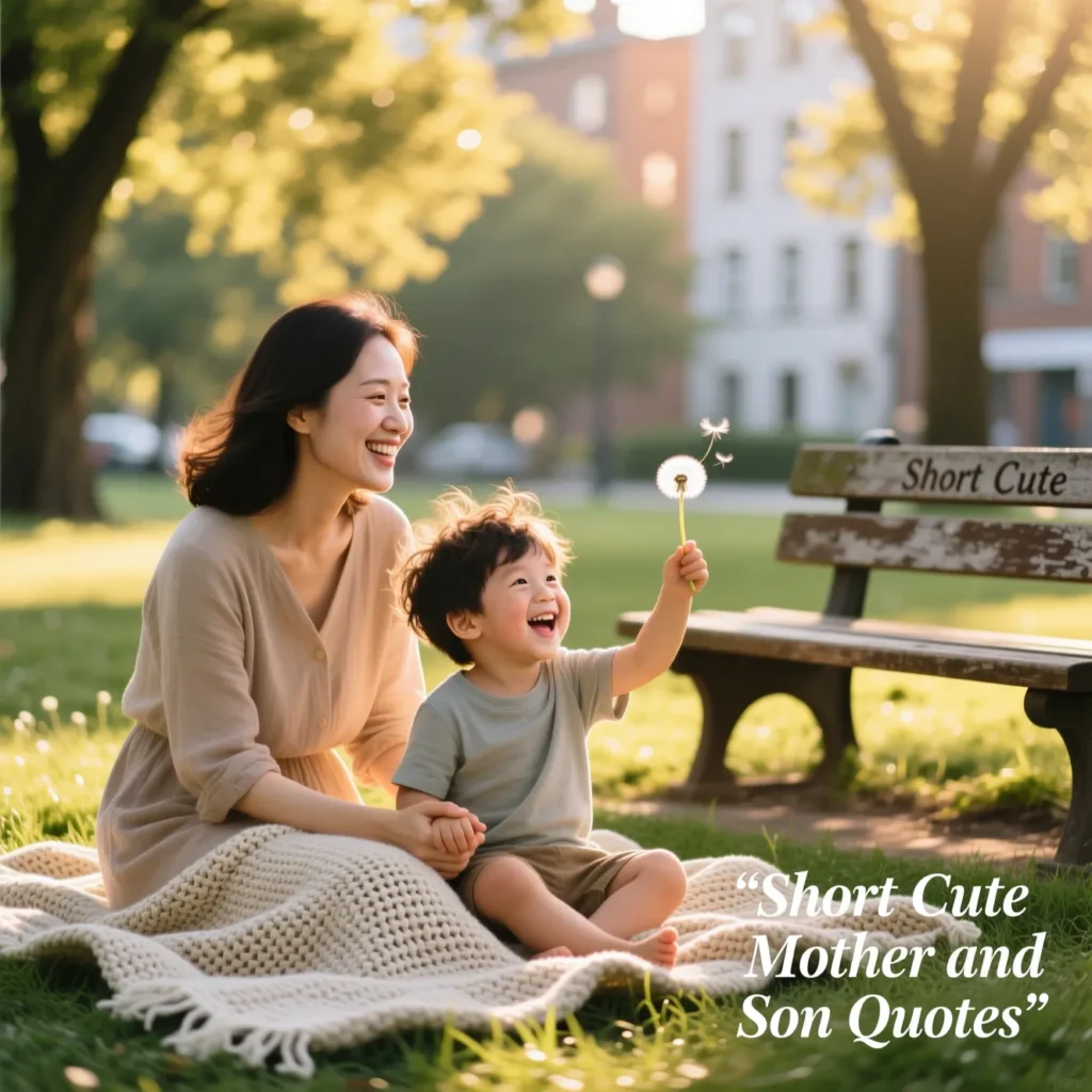 Short Cute Mother and Son Quotes