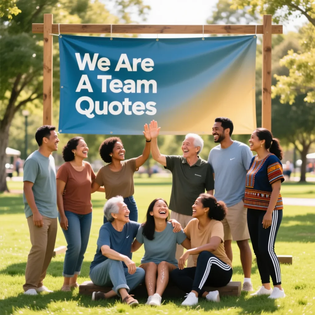 We Are A Team Quotes