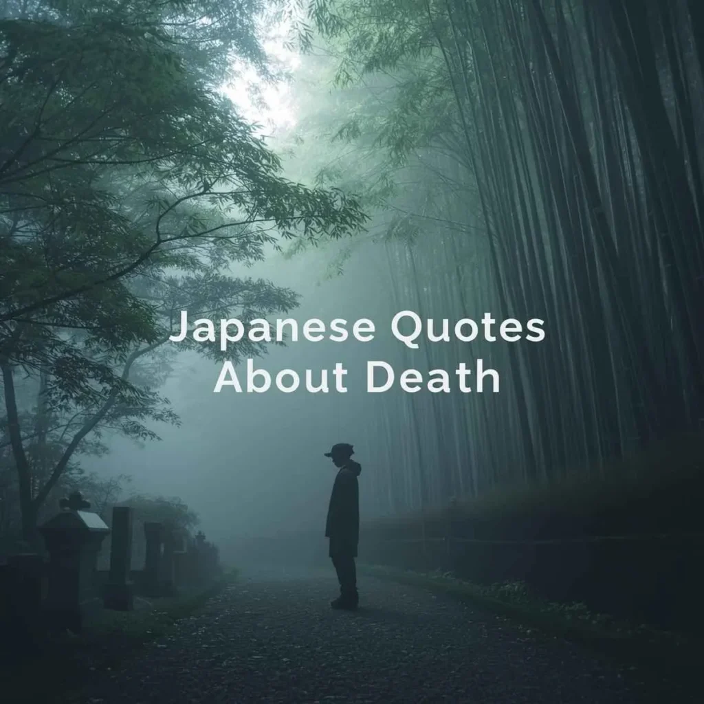 Japanese Quotes About Death