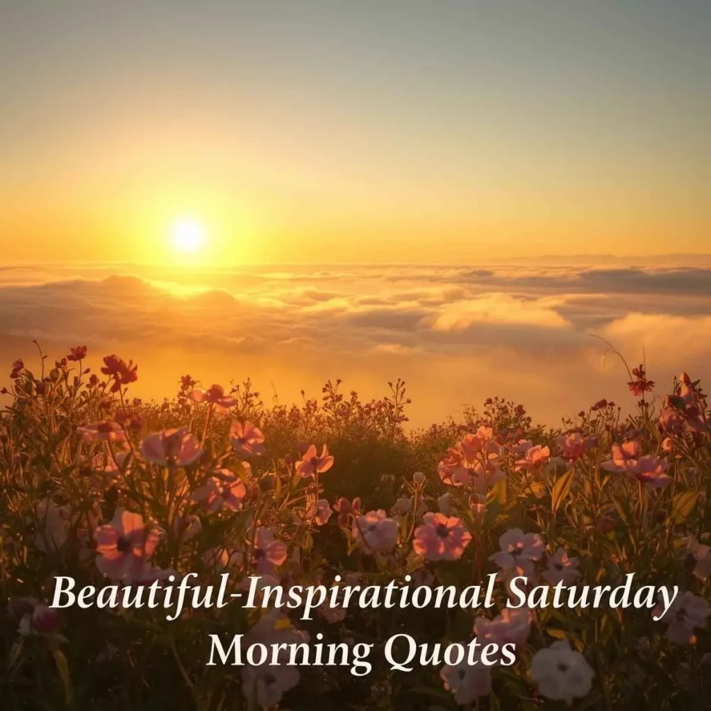 Beautiful Inspirational Saturday Morning Quotes