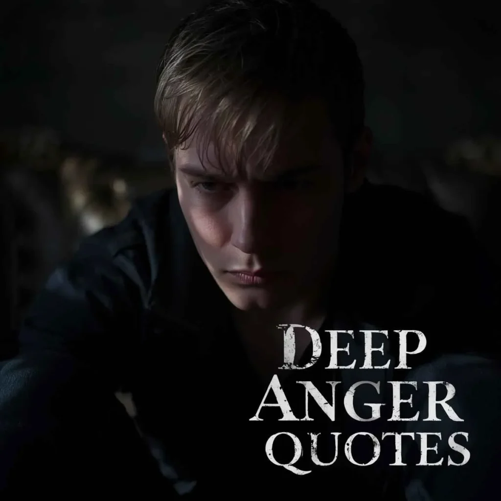 Deep Anger Quotes