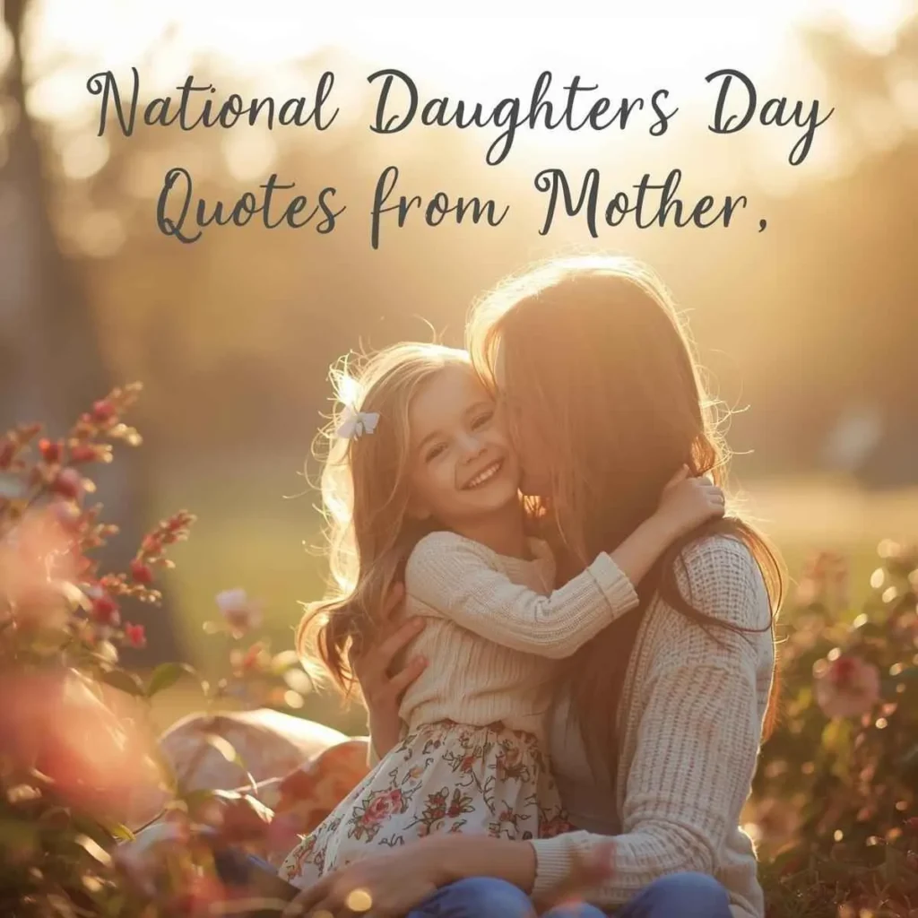 National Daughters Day Quotes from Mother