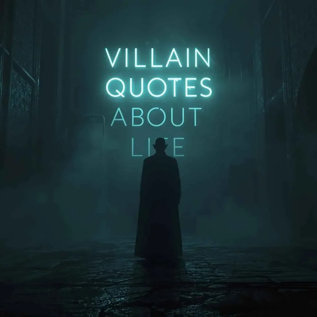 Villain Quotes About Life